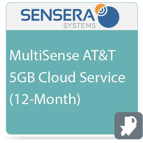 Sensera MultiSense AT&T 5GB Cloud Service CS-XA-YC5, Sensera, MultiSense, AT&T, 5GB, Cloud, Service, CS-XA-YC5,