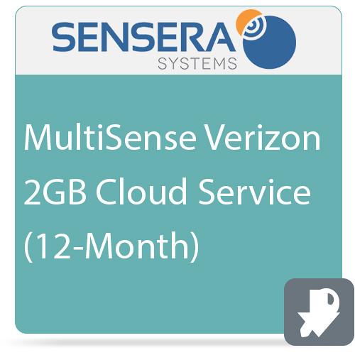 Sensera MultiSense Verizon 2GB Cloud Service (12-Month), Sensera, MultiSense, Verizon, 2GB, Cloud, Service, 12-Month,