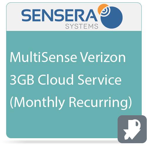 Sensera MultiSense Verizon 3GB Cloud Service CS-XV-1C3