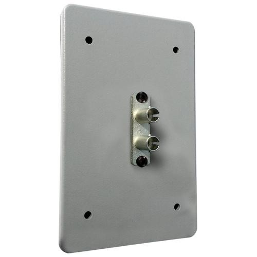 Tactical Fiber Systems Standard Wall Plate with Duplex ST 2STWP