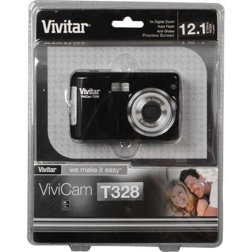 Vivitar ViviCam T328 Digital Camera (Black) VT328-BLACK