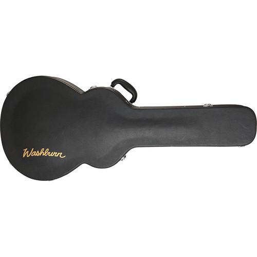 Washburn GC78 Hardshell Jazz Hollow-Body Guitar Case (Black), Washburn, GC78, Hardshell, Jazz, Hollow-Body, Guitar, Case, Black,