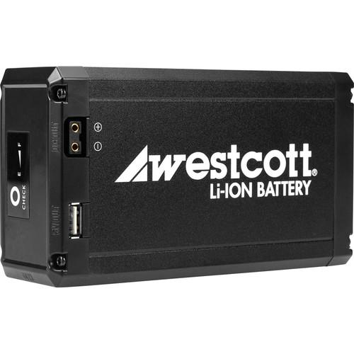 Westcott Portable Li-Ion Battery for Flex LED Mat 7424, Westcott, Portable, Li-Ion, Battery, Flex, LED, Mat, 7424,