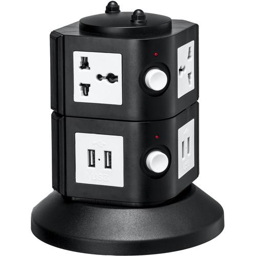 Yubi Power Power Tower with 4 Surge-Protected TOW-2L-UNI, Yubi, Power, Power, Tower, with, 4, Surge-Protected, TOW-2L-UNI,