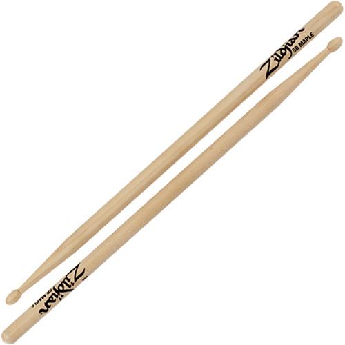 Zildjian 5B Maple Drumsticks with Tear Drop Wood Tips 5BM-1, Zildjian, 5B, Maple, Drumsticks, with, Tear, Drop, Wood, Tips, 5BM-1,