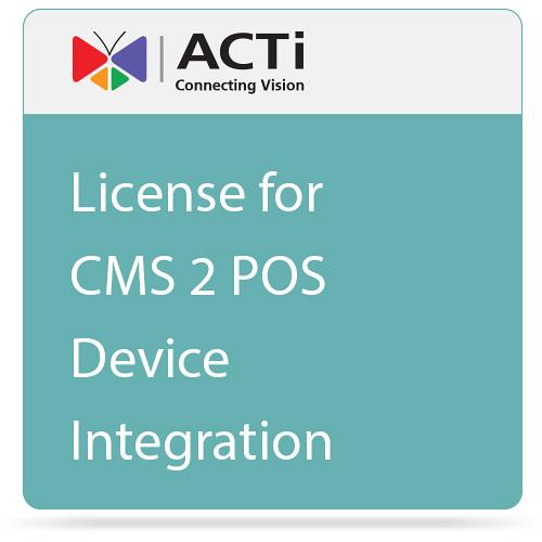 ACTi License for CMS 2 POS Device Integration LPOS2000, ACTi, License, CMS, 2, POS, Device, Integration, LPOS2000,