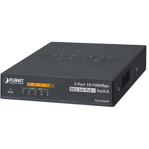 ACTi PPSW-2100 4-Port 802.3at PoE Data Switch PPSW-2100