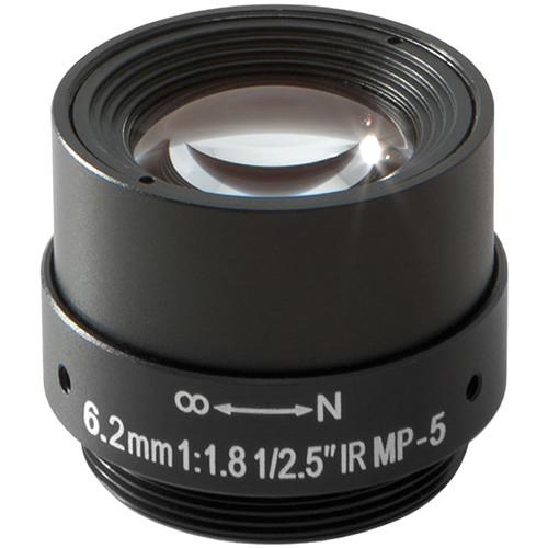 Arecont Vision CS-Mount 6.2mm Fixed Focal Megapixel Lens MPL6.2
