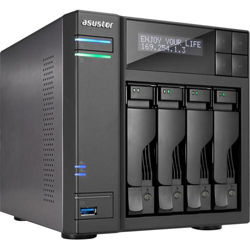 Asustor 4-Bay NAS Server with Intel Celeron N3150 AS6204T, Asustor, 4-Bay, NAS, Server, with, Intel, Celeron, N3150, AS6204T,