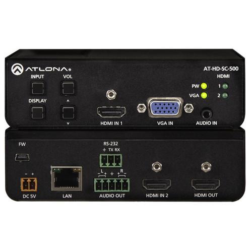 Atlona AT-HD-SC-500 3-Input Scaler for HDMI and VGA AT-HD-SC-500, Atlona, AT-HD-SC-500, 3-Input, Scaler, HDMI, VGA, AT-HD-SC-500