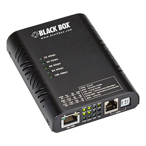 Black Box Industrial 1-Port 10/100 Mbps Ethernet Extender LB320A, Black, Box, Industrial, 1-Port, 10/100, Mbps, Ethernet, Extender, LB320A
