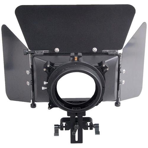 CAME-TV L-M3 DSLR Matte Box with Flag and 15mm Rod Adapter LM3