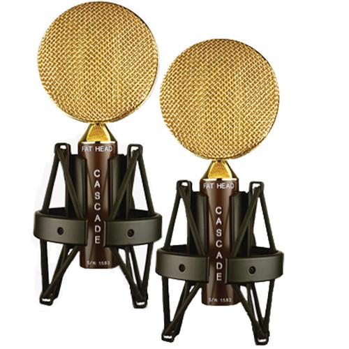 Cascade Microphones FAT HEAD Ribbon Mic Matched Stereo Pair Kit