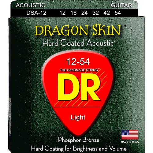 DR Strings K3 Dragon Skin - Acoustic Guitar Strings DSA-12, DR, Strings, K3, Dragon, Skin, Acoustic, Guitar, Strings, DSA-12,