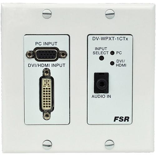 FSR DV-WPXT-1CTx-WHT Wallplate Transmitter DV-WPXT-1CTX-WHT, FSR, DV-WPXT-1CTx-WHT, Wallplate, Transmitter, DV-WPXT-1CTX-WHT,