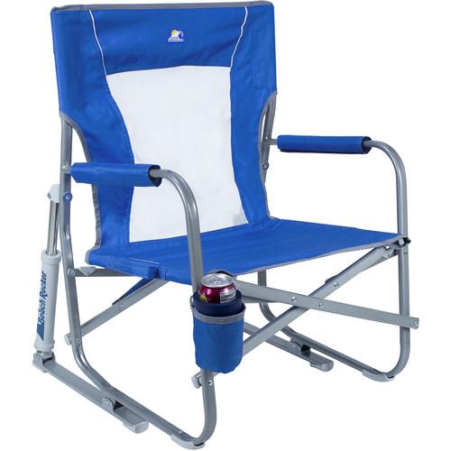 GCI Outdoor Beach Rocker Folding Chair (Saybrook Blue) 60083