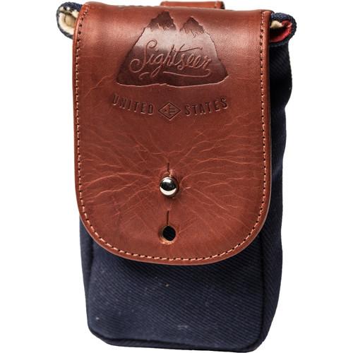 HoldFast Gear Sightseer Cell Pouch (Navy/Chestnut) SCP01-NV