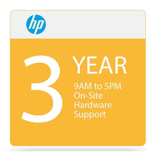 HP 3-Year On-Site Hardware Support with 4-Hour Response U1G20E