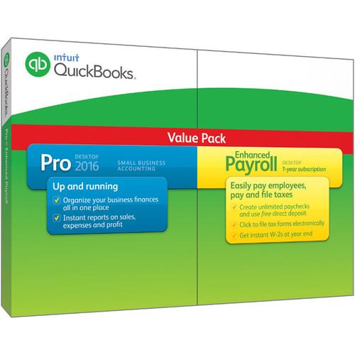 Intuit QuickBooks Pro with Enhanced Payroll 2016 426331