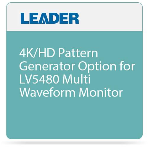 Leader 4K/HD Pattern Generator Option for LV5480 LV5480-OP21