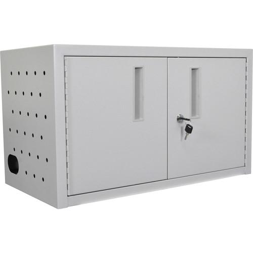 Luxor 16-Tablet Wall/Desk Charging Box (Gray) LLTMW16-G