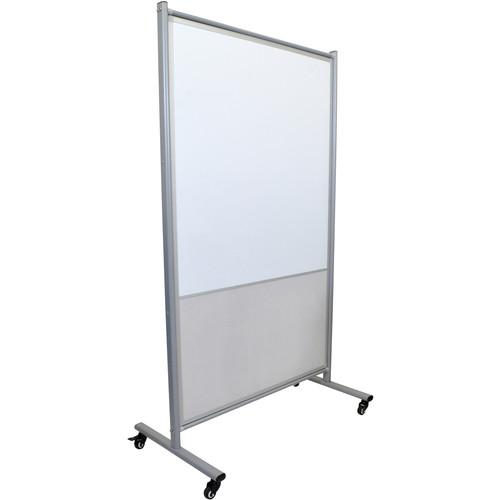 Luxor MD4072MW Mobile Magnetic Whiteboard Room Divider MD4072MW