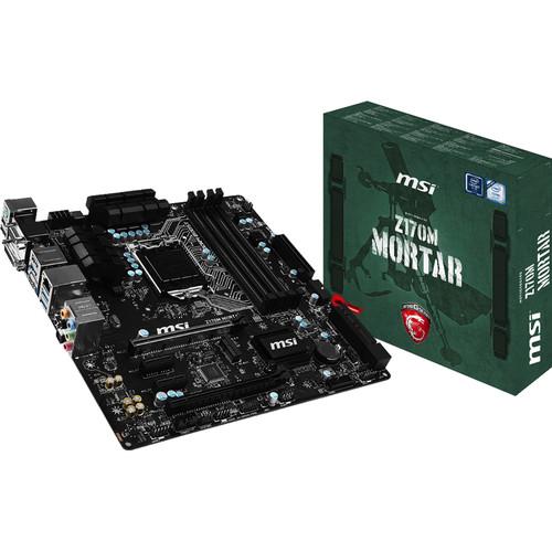 MSI Z170M Mortar Arsenal Gaming Series Motherboard Z170M MORTAR, MSI, Z170M, Mortar, Arsenal, Gaming, Series, Motherboard, Z170M, MORTAR