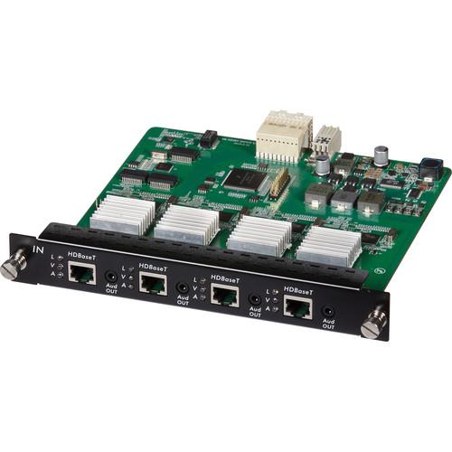 MuxLab 4 Channel HDBT Input Card PoE 4K UHD for 16x16 500483-I, MuxLab, 4, Channel, HDBT, Input, Card, PoE, 4K, UHD, 16x16, 500483-I