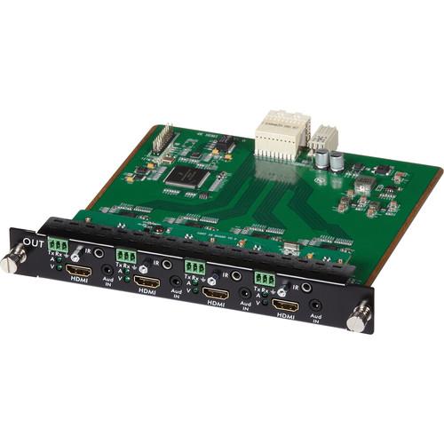 MuxLab 4 Channel HDMI/RS232 Output Card 4K UHD 500481-O
