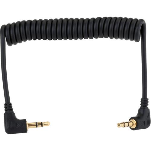 Pearstone CRSM-830 Coiled Right-Angle Stereo Mini Cable CRSM-830, Pearstone, CRSM-830, Coiled, Right-Angle, Stereo, Mini, Cable, CRSM-830