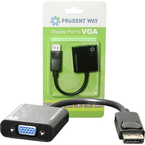 Prudent Way DisplayPort to VGA Adapter PWI-DP-VGA, Prudent, Way, DisplayPort, to, VGA, Adapter, PWI-DP-VGA,