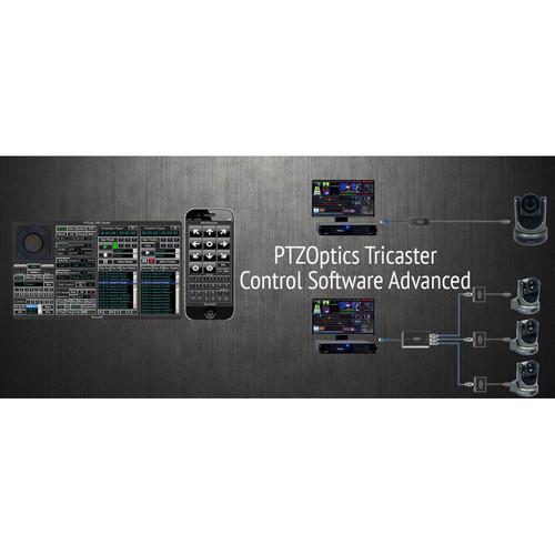 PTZOptics Tricaster Camera Control Software (Advanced) PTZ-T-2, PTZOptics, Tricaster, Camera, Control, Software, Advanced, PTZ-T-2