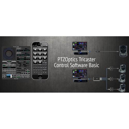 PTZOptics Tricaster Camera Control Software (Basic) PTZ-T-1, PTZOptics, Tricaster, Camera, Control, Software, Basic, PTZ-T-1,
