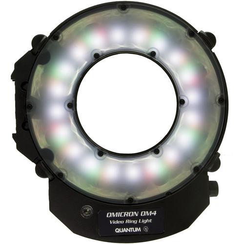 Quantum Omicron 4 Compact LED Video Ring Light Kit