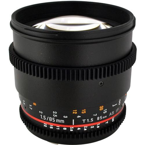 Rokinon  85mm T1.5 Cine Lens for Sony A CV85M-S, Rokinon, 85mm, T1.5, Cine, Lens, Sony, A, CV85M-S, Video
