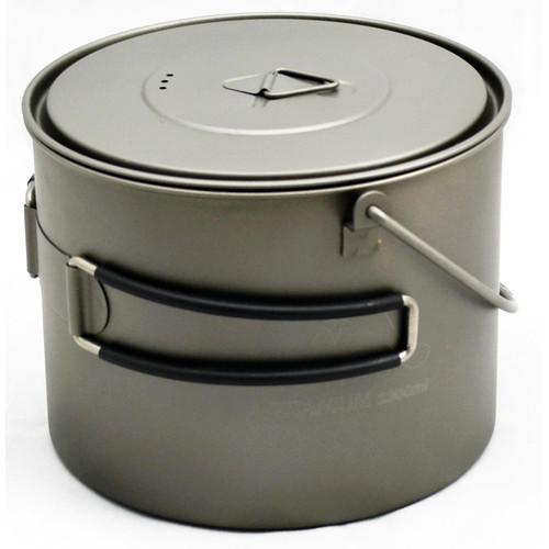 Toaks Outdoor Titanium Pot with Bail Handle POT-1300-BH
