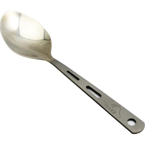 Toaks Outdoor Titanium Spoon (Polished Head, Matte Handle)