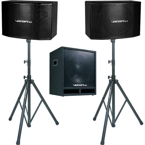 VocoPro SSP-600 Vocal Speaker & Subwoofer Kit SSP-600, VocoPro, SSP-600, Vocal, Speaker, Subwoofer, Kit, SSP-600,