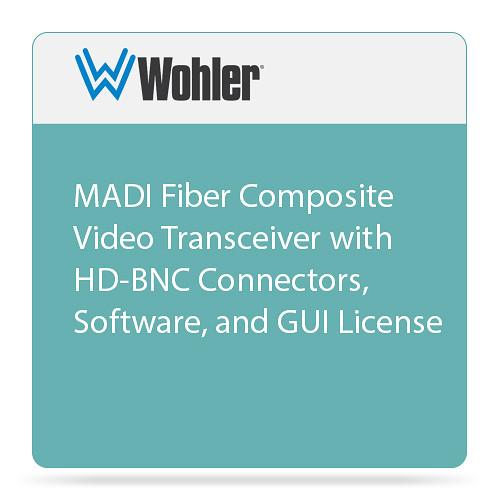 Wohler MADI Fiber Composite Video Transceiver SFP-COMP