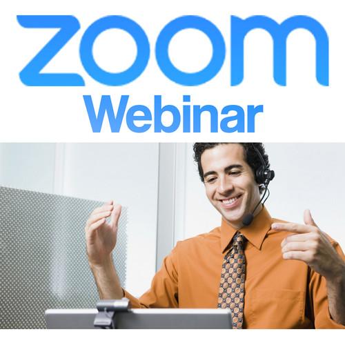 Zoom Video Conferencing Zoom Pro Webinar Add-On ZOOM-W-100