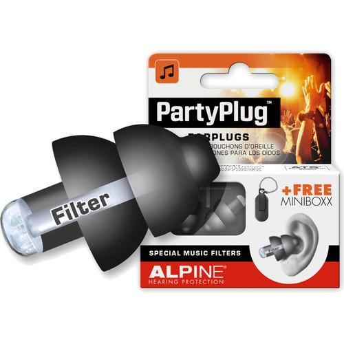 Alpine Hearing Protection PartyPlug Music AMS-PARTYPLUG-BLK
