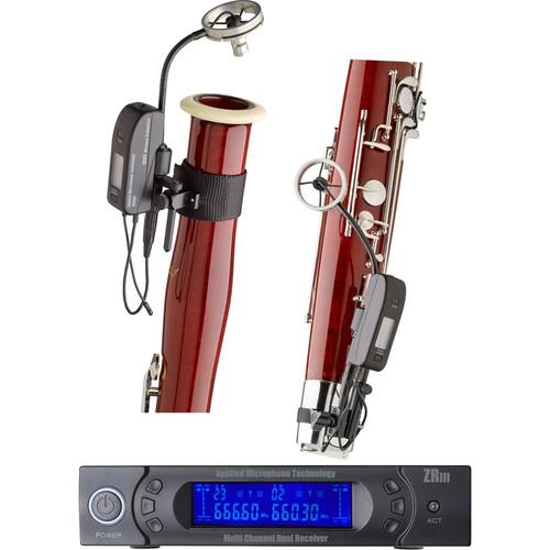 AMT Double Wireless Microphone System for Bassoon BAS-5C, AMT, Double, Wireless, Microphone, System, Bassoon, BAS-5C,
