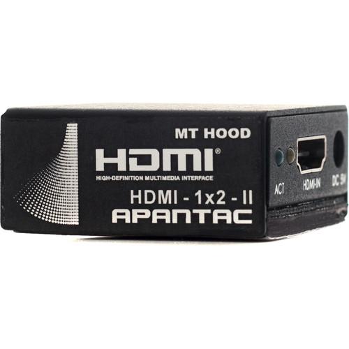 Apantac 1 x 2 HDMI Splitter (2nd Generation) HDMI-1X2-II, Apantac, 1, x, 2, HDMI, Splitter, 2nd, Generation, HDMI-1X2-II,