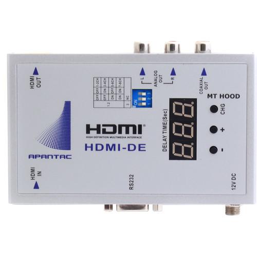 Apantac HDMI Audio De-Embedder with Audio Delay HDMI-DE