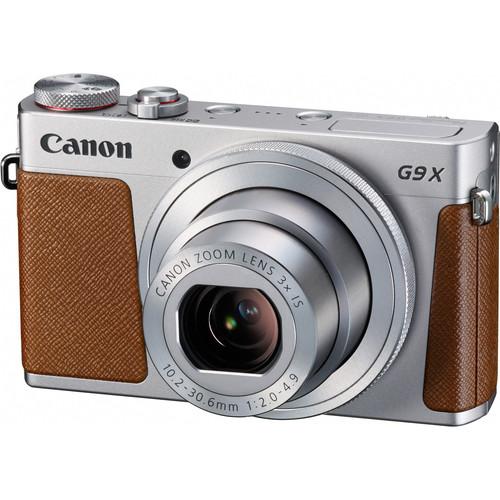 Canon PowerShot G9 X Digital Camera Basic Kit (Silver)