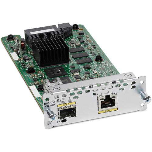 Cisco 1-Port Gigabit Ethernet Dual-Mode GE/SFP NIM-1GE-CU-SFP, Cisco, 1-Port, Gigabit, Ethernet, Dual-Mode, GE/SFP, NIM-1GE-CU-SFP