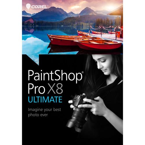 Corel PaintShop Pro X8 Ultimate (DVD) PSPX8ULENMBAM