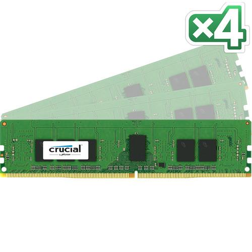 Crucial 16GB (4 x 4GB) RDIMM DDR4-2400 PC4-19200 CT4K4G4RFS824A, Crucial, 16GB, 4, x, 4GB, RDIMM, DDR4-2400, PC4-19200, CT4K4G4RFS824A