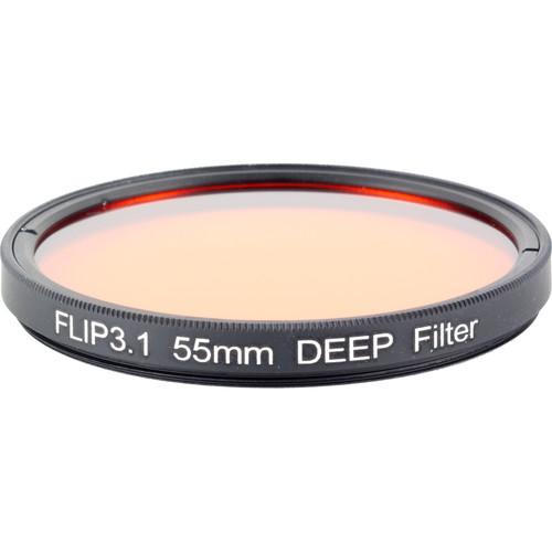 Flip Filters 55mm Threaded Underwater Color Correction FF-55DEEP, Flip, Filters, 55mm, Threaded, Underwater, Color, Correction, FF-55DEEP