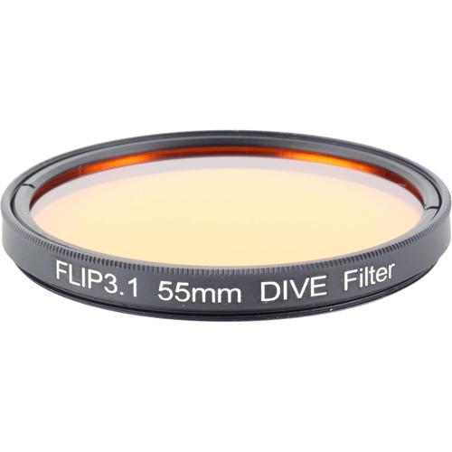 Flip Filters 55mm Threaded Underwater Color Correction FF-55DIVE